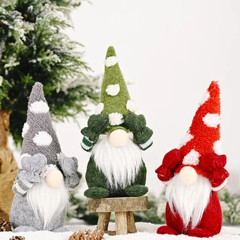 Бъдни Вечер И Коледа Безлични Кукла Забавни Коледни Декорации За Дома Коледен Орнамент Коледа Навидад Натальный Нова Година 2021