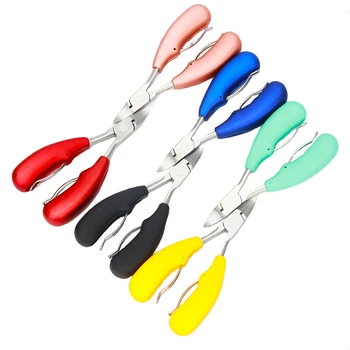 6 Цвята, Ножици За Мъртвата Кожа От Неръждаема Стомана Инструменти За Маникюр Грижи Пластмасова Дръжка Ножици За Премахване На Кожичките Клещи