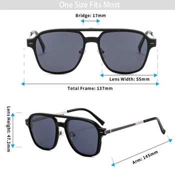 TANGOWO Реколта 2 В 1 Поляризирани Слънчеви очила Мъжки Метални Модни Очила-Авиатори в Рамките Маркови Дизайнерски Магнитни Многофункционални T3522