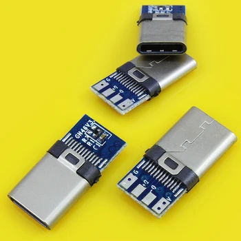 JCD За Android САМ OTG USB-3.1 Заваряване Включете USB 3.1 Type C Конектор с Конектори за печатни платки Терминали Линия за предаване на данни usb 3.1