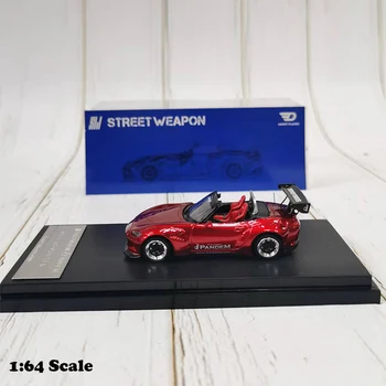 Улично оръжие 1: 64 Модел Автомобил MX5 От сплав, лят под налягане, Колекция Дисплеи превозни Средства - Метален Червен