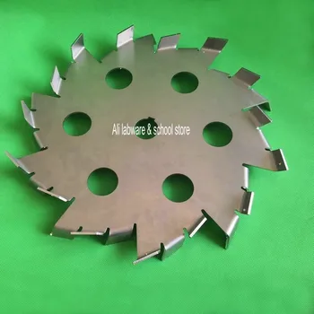 1 бр. дисперсионный диск от неръждаема стомана 150 мм до 300 мм, диспергирующая перемешивающая плоча с отводным отвор за высоковязкого материал