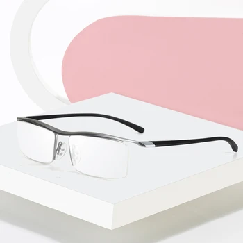 Browline Половината от Титанови Рамки Метални Очила Рамки за Мъже Очила Модерен Стръмни Оптични Очила Мъжки слънчеви Очила Рамки с Рецепта