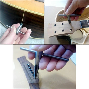 Конусен B-образна между пръстите Удължител Дупки За Китара Дървообработващи инструменти Luthier Ream Аксесоари За Китара