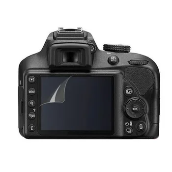 3 x LCD Екран Протектор Прозрачна Мека PET Фолио Калъф за Nikon D3000 D3100 D3200 D3300 D3400 D3500 DSLR Камера Защита на Екрана