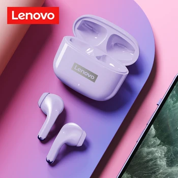 Оригинални Слушалки Lenovo LP40 Pro Bluetooth, Безжични стерео слушалки Hi-Fi, Спортни Слушалките С Шумопотискане, Слушалки Със Сензорен контрол
