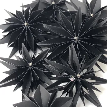 3D Сгъване на звезди украшения, Метални Режещи Удари Шаблони САМ Хартия За Scrapbooking/Фотокарточки Печати За Подпечатване