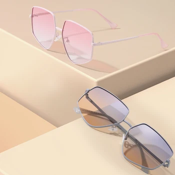 Нови Дамски Поляризирани Очила Висококачествени Мъжки Слънчеви Очила с Метални Рамки За Очила Къмпинг Пътуване Плаж Анти-UV Бикини Очила
