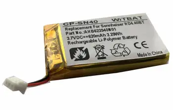 TTVXO 620 ма Безжични слушалки Sennheiser за Momentum 2.0 Батерия AHB622540N1, AHB622540PCT-02