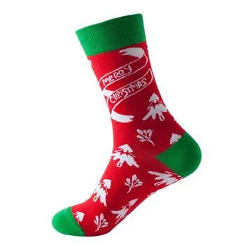 2022 Нови Коледни Чорапи Дамски Есенни Тенденция Забавни Чорапи Чорапи-тръба Коледни Подаръци Чорапи Зимни Чорапи Дамски Дизайнерски Чорапи