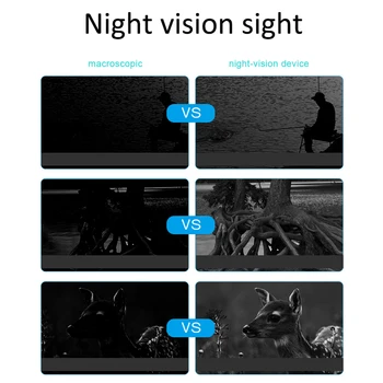 R11 1080P Инфрачервено Устройство за Нощно Виждане Дневна Нощна Фотография Видео 300 М Пълно Тъмно Гледане Разстояние 5-кратно Цифрово Увеличение Монокуляр