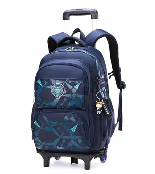 Училищна чанта ZIRANYU, чанта за количка за момичета, Детски Училищни чанти за количка, раница на колела, Детски Училищен раница на колела