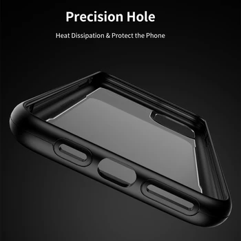 Стъклена калъф FLOVEME За iPhone 11 Pro Max Прозрачен Защитен Калъф От Закалено Стъкло За iPhone 7 8 Калъф За iPhone X XR XS Max